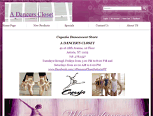 Tablet Screenshot of dancewearsale.com